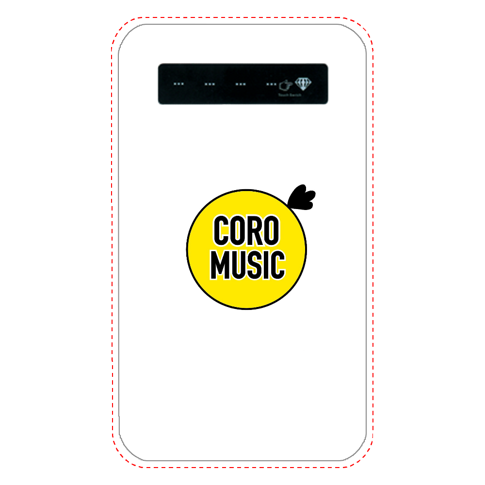 CORO　MUSIC　モバイルバッテリー インジケータ有バッテリー4000mAh