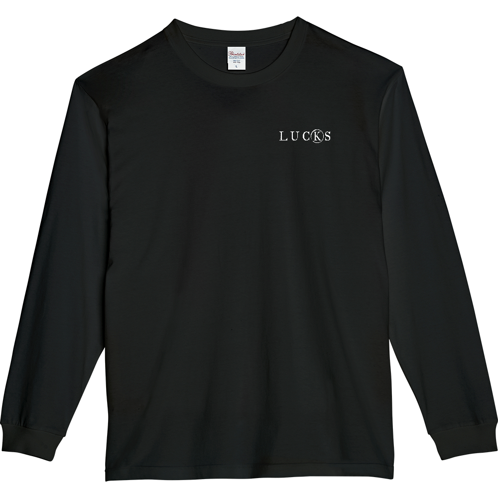 LUCKS オリジナルロングTシャツ ５.６オンスヘビーウェイトLS-Tシャツ（リブ付き）