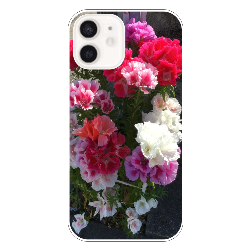 花１のiPhone12（透明） クリア  iPhone12（透明）
