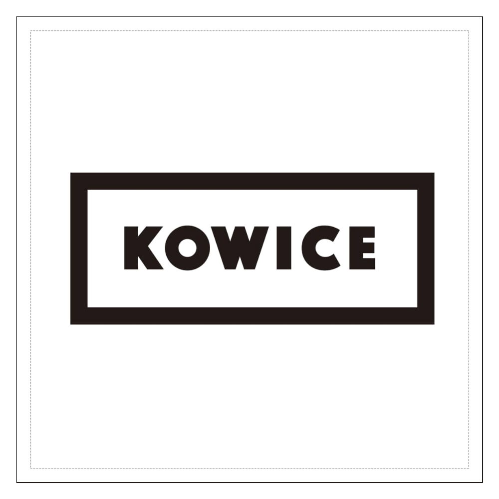 KOWICE ステッカー/透明 (classic) 100mmクリアステッカー・シール