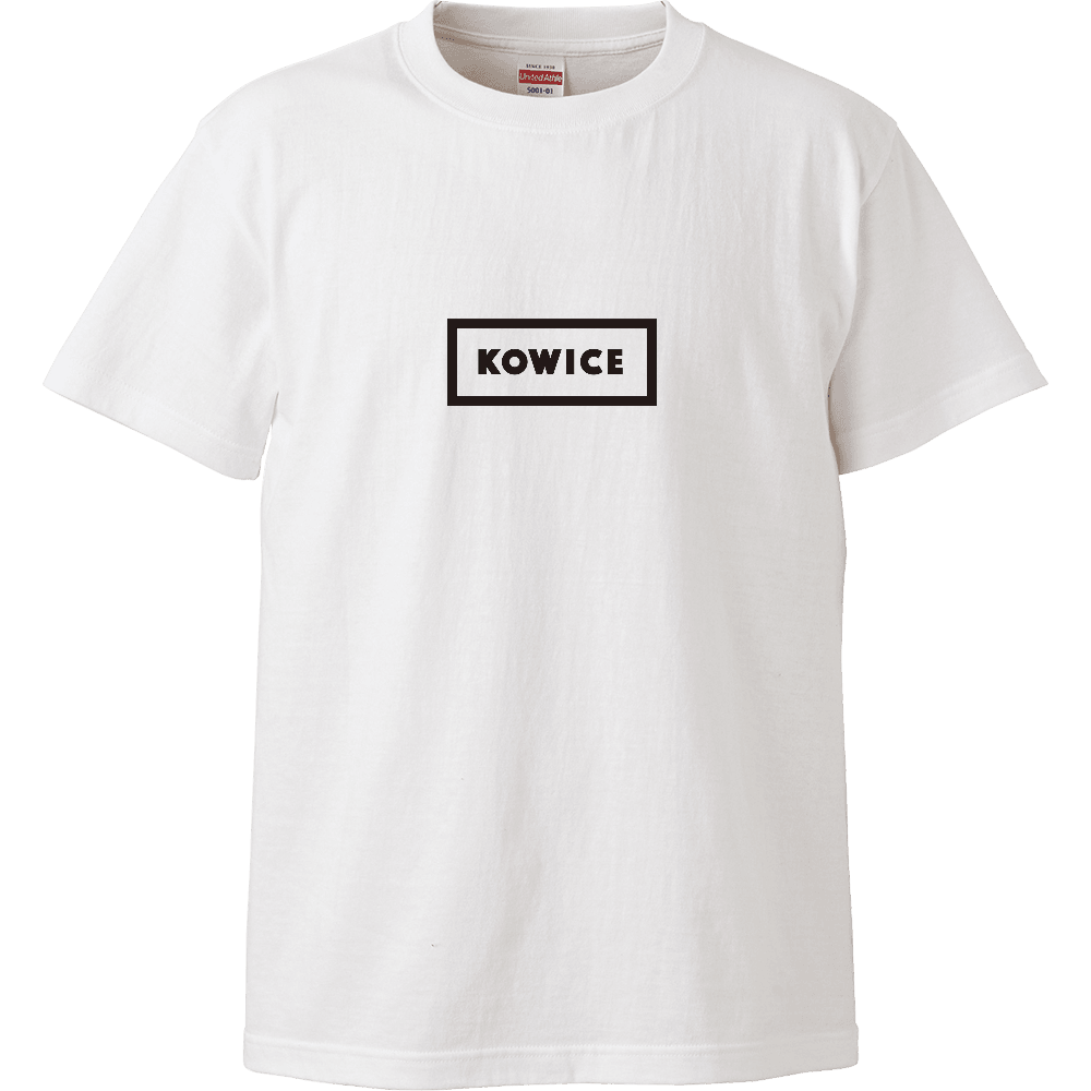 KOWICE T-shirt (Black Logo) ハイクオリティーTシャツ