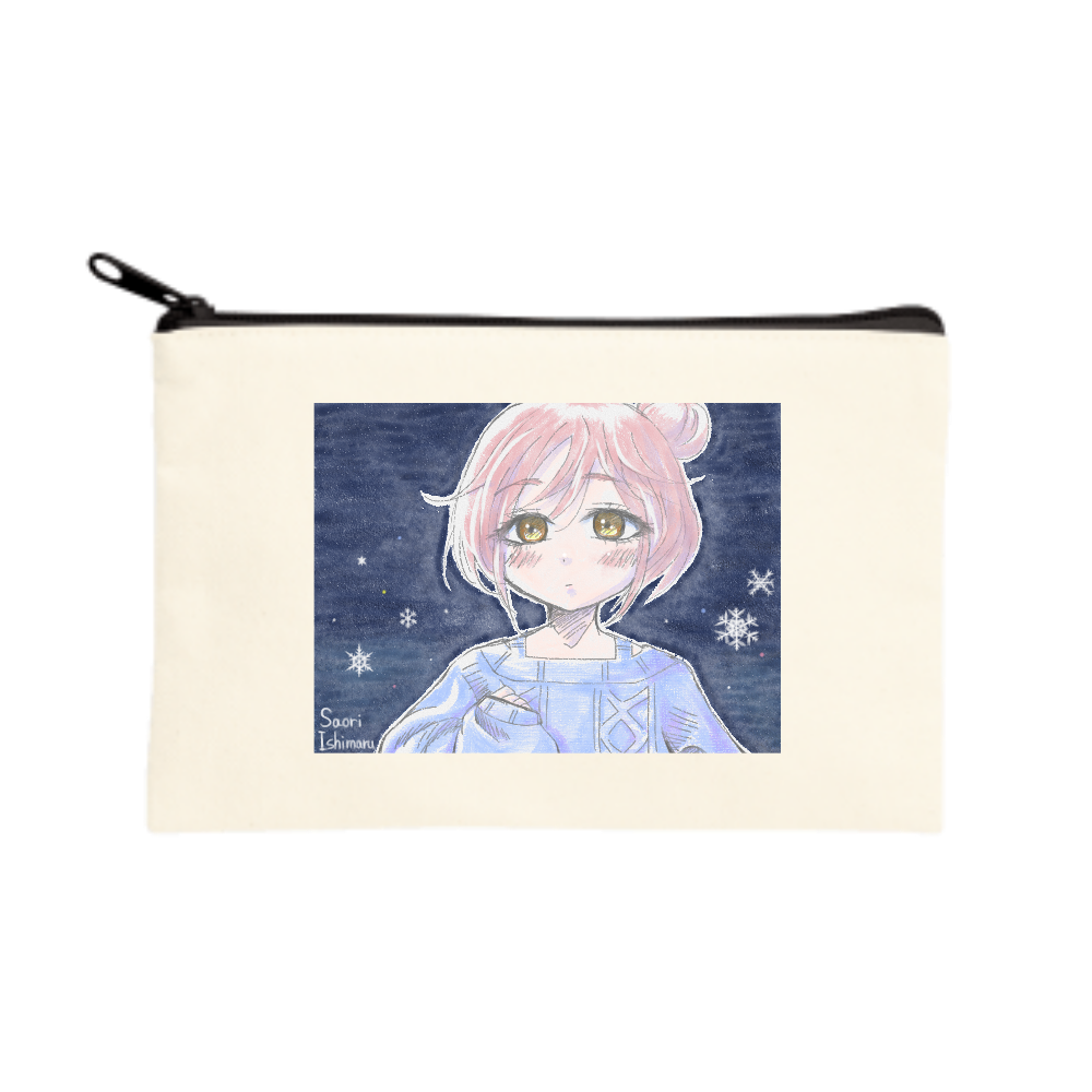 ゆるふわお団子ヘア少女と雪との商品購入ページ オリジナルプリントグッズ販売のオリラボマーケット