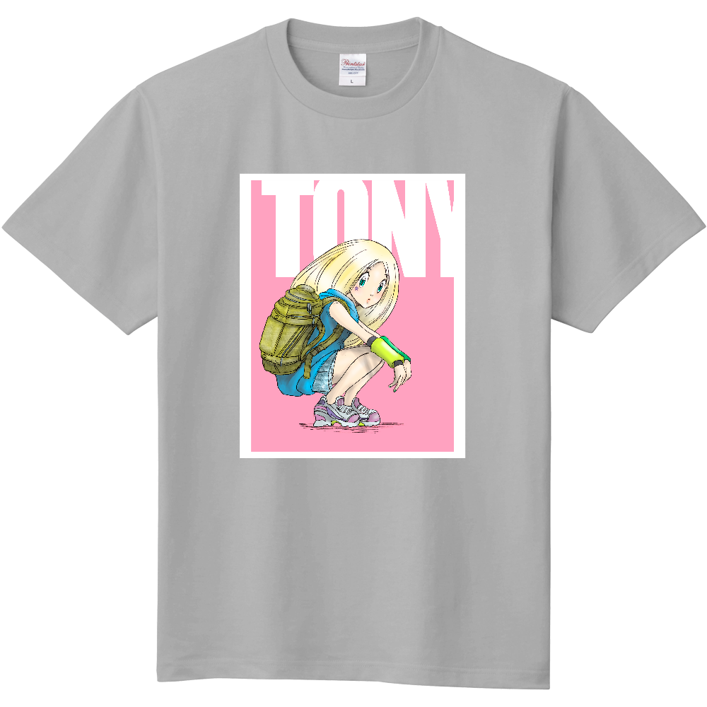トッコちゃんピンク　定番Tシャツ　GL1001-01定番Ｔシャツ1