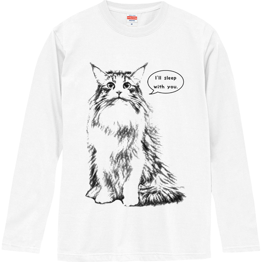 Norwegian Forest Cat (ノルウェージャンフォレストキャット) ロングスリーブTシャツ