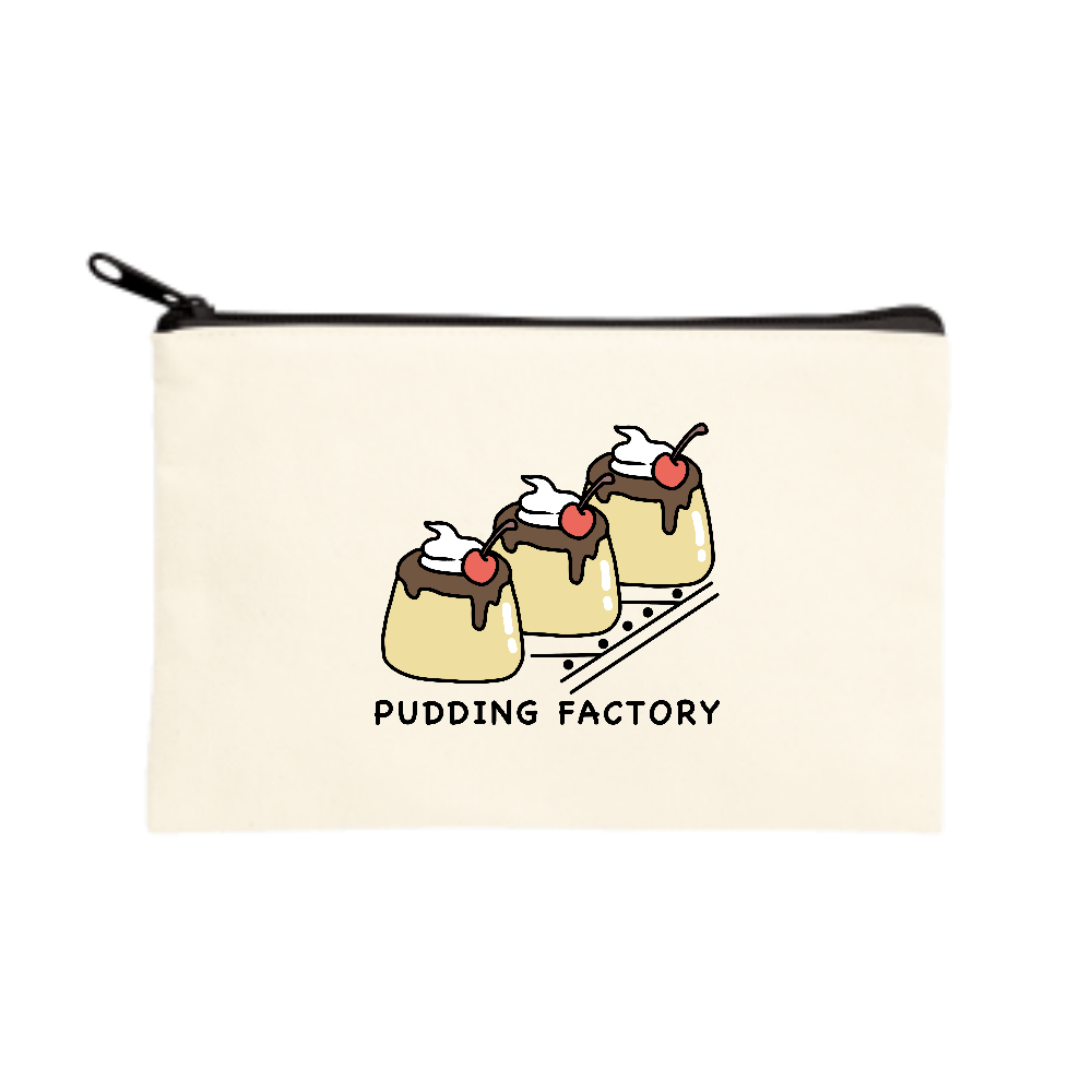 PUDDING FACTORY キャンバスポーチ（S）