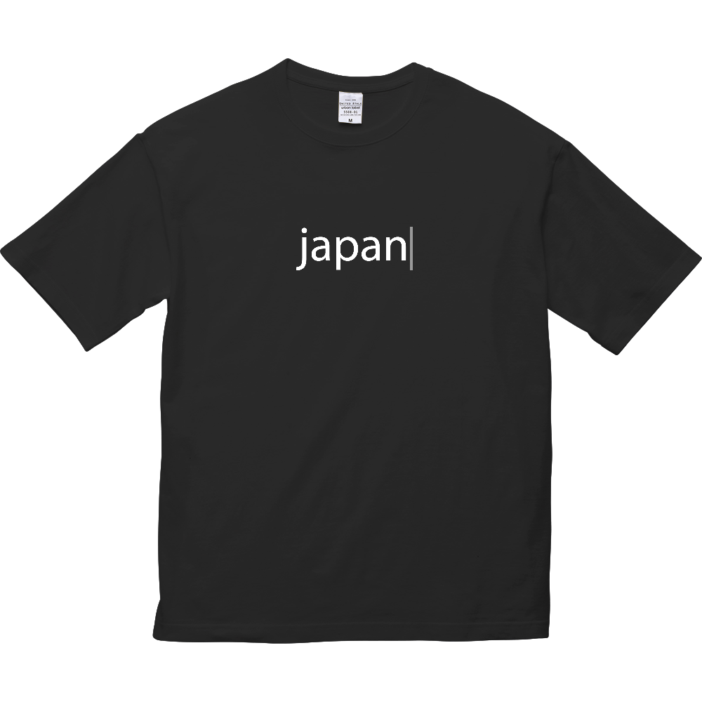 japan| White Logo / Tshirt 5.6オンス ビッグシルエット Ｔシャツ
