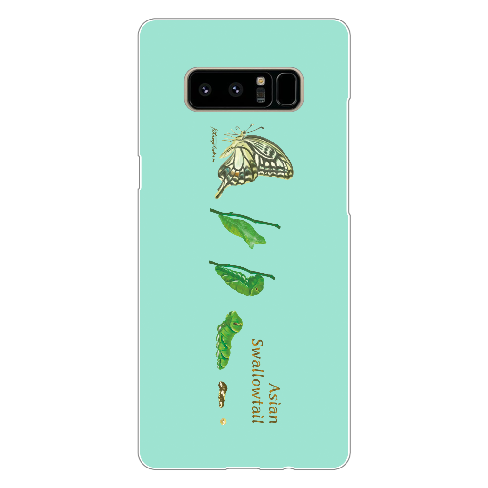 Asian Swallowtail Galaxy Note8（白）