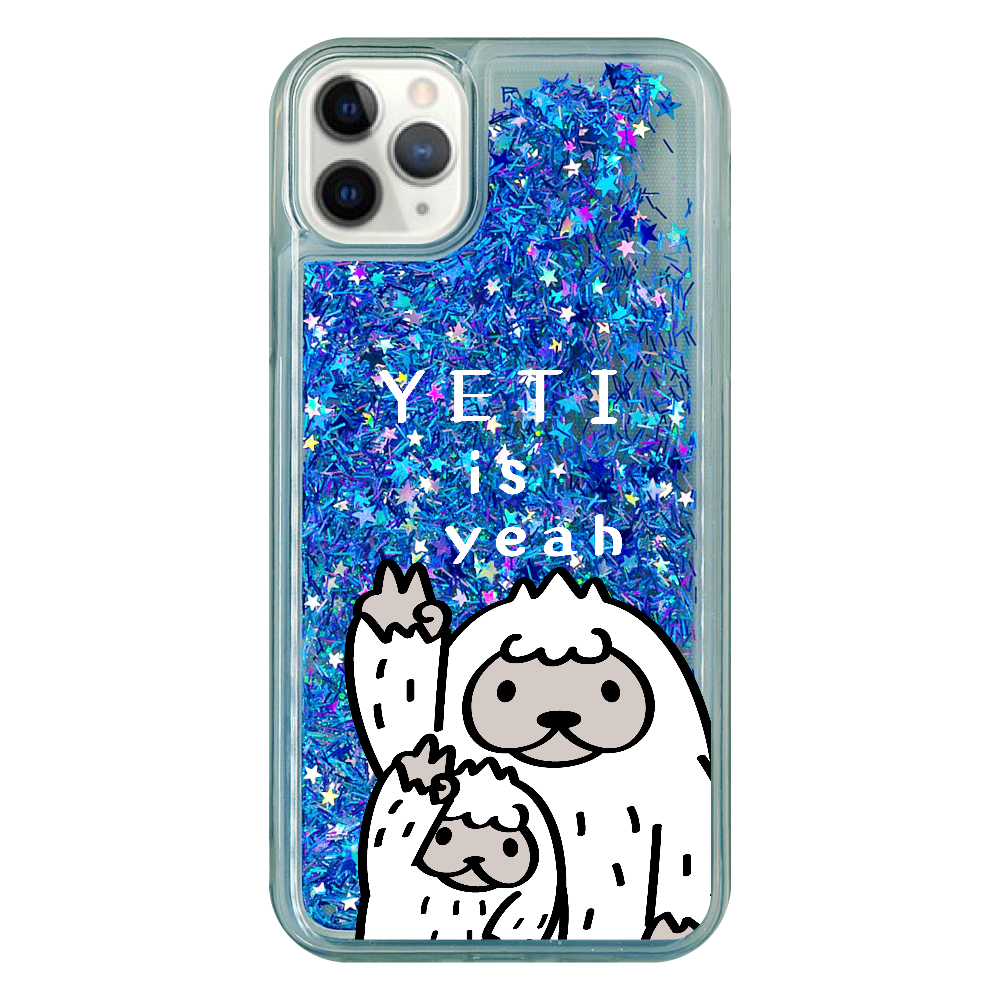 CT94 YETI is yeah AVER2  iPhone11 Pro Max グリッターケース