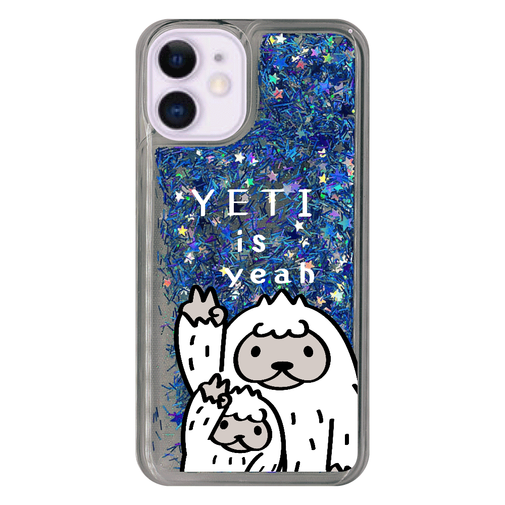 CT94 YETI is yeah AVER2 iPhone12mini グリッターケース