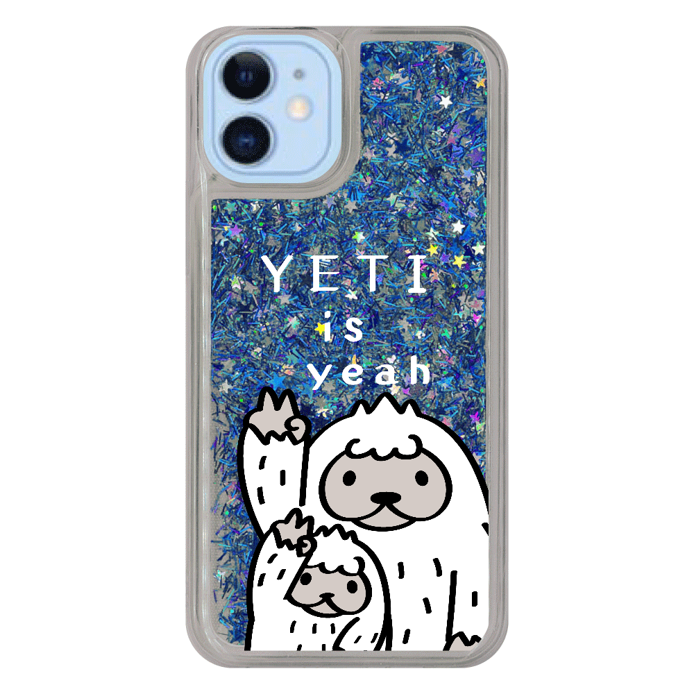 CT94 YETI is yeah AVER2 iPhone12/12pro グリッターケース