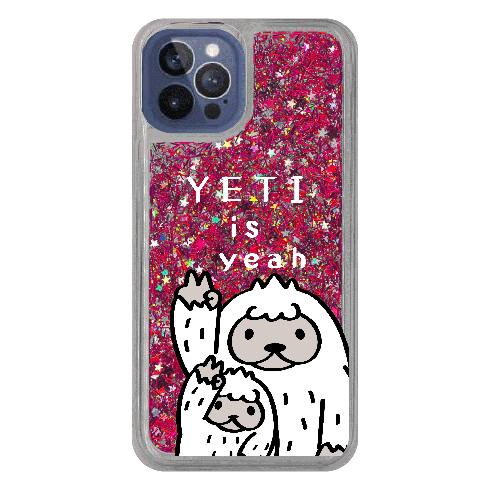 CT94 YETI is yeah AVER2 iPhone12pro max グリッターケース
