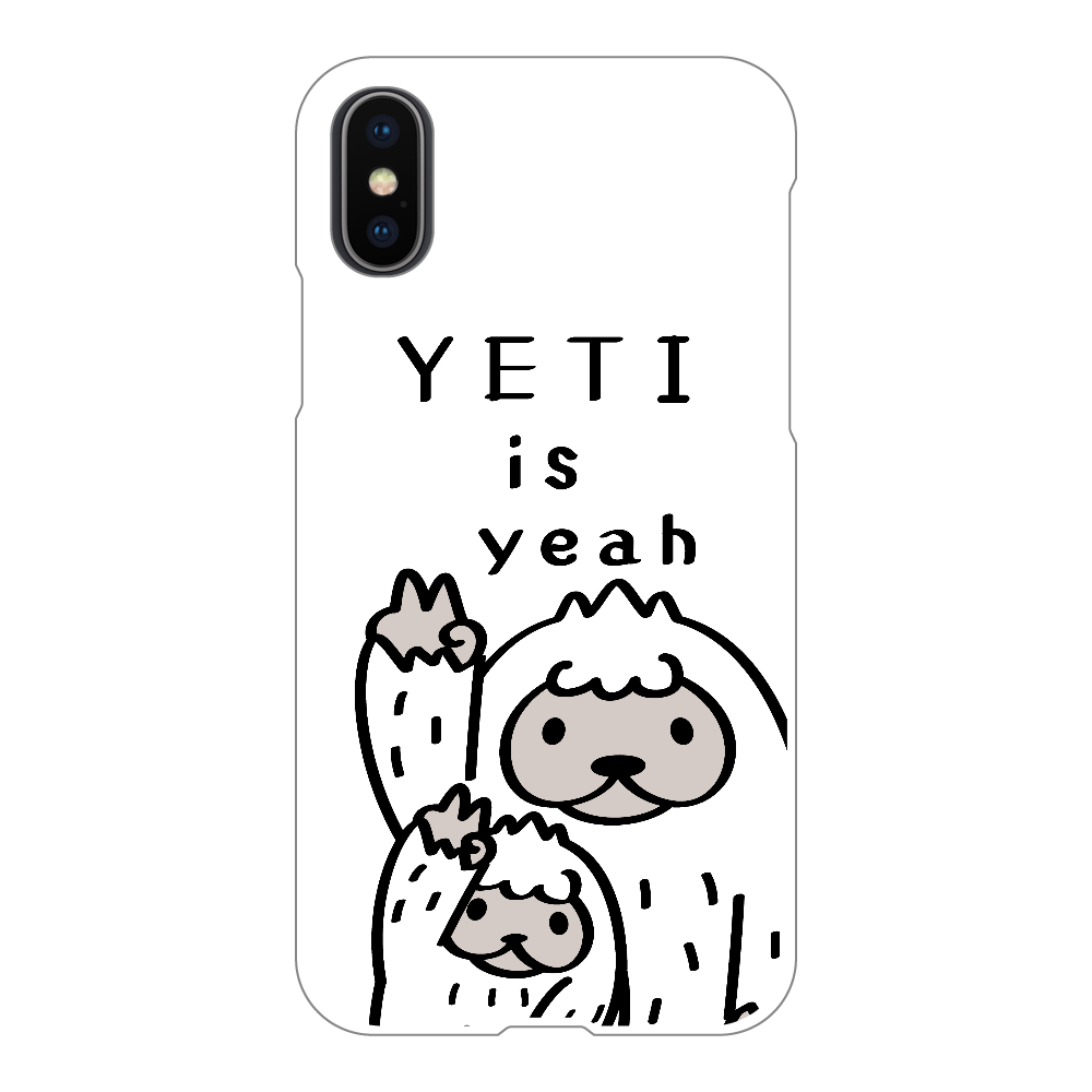 CT94 YETI is yeah AVER2 iPhoneX/Xs(透明)