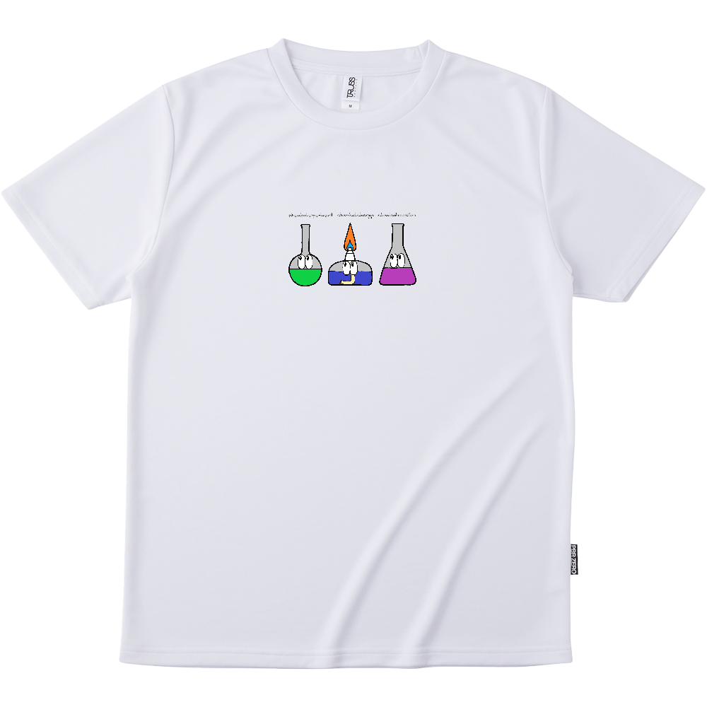 化学実験/モンスター リサイクルポリエステル Tシャツ
