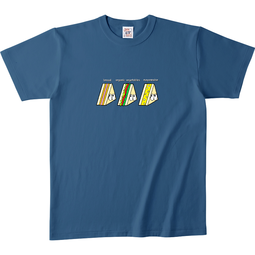 サンドイッチ/モンスター オープンエンドマックスウェイトバインダーネックTシャツ