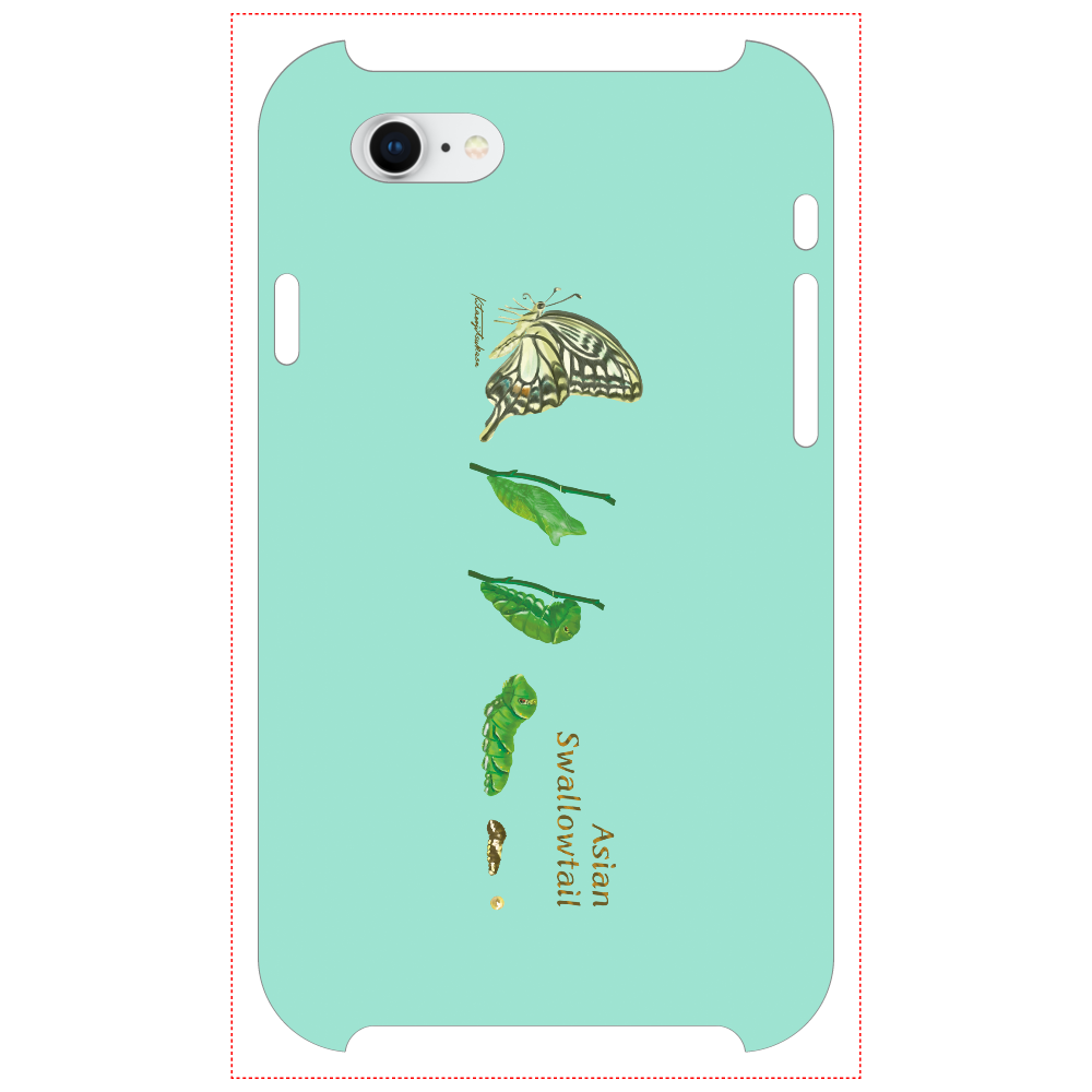 Asian Swallowtail iPhoneケース iPhoneSE2/SE3