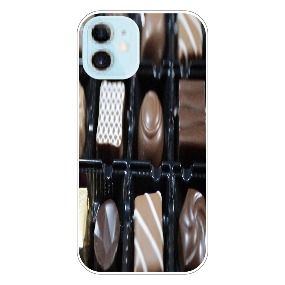 チョコレート２ iPhone12 mini（透明）