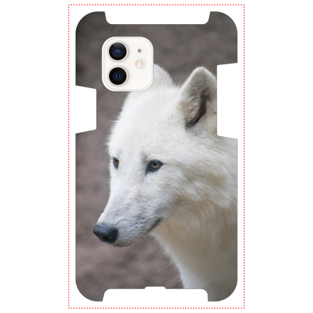 ホッキョクオオカミ 北極オオカミ オオカミ王ロボ 白オオカミ Iphoneケース スマホケース プレゼントにも アニマル 動物 Iphone12 12 Proの商品購入ページ オリジナルプリントグッズ販売のオリラボマーケット