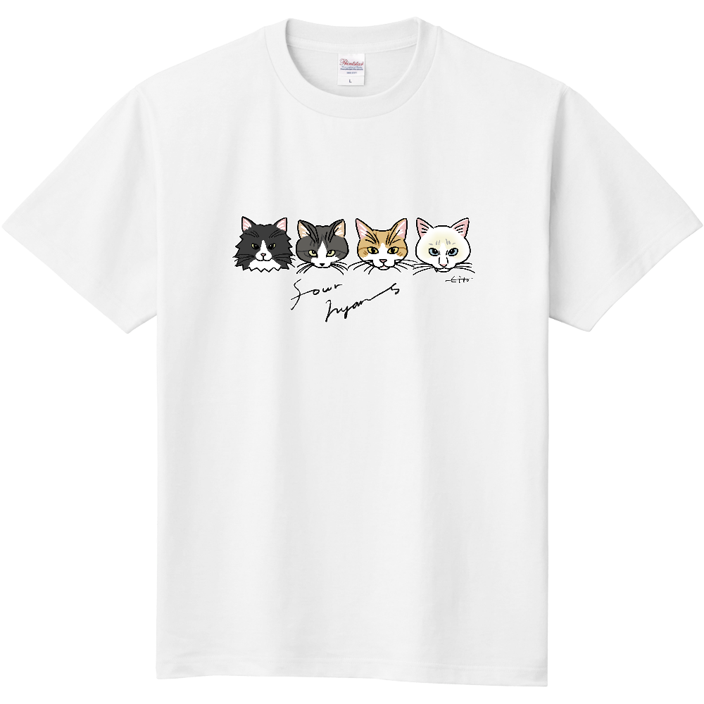 Four nyansTシャツ（正面） 定番Ｔシャツ