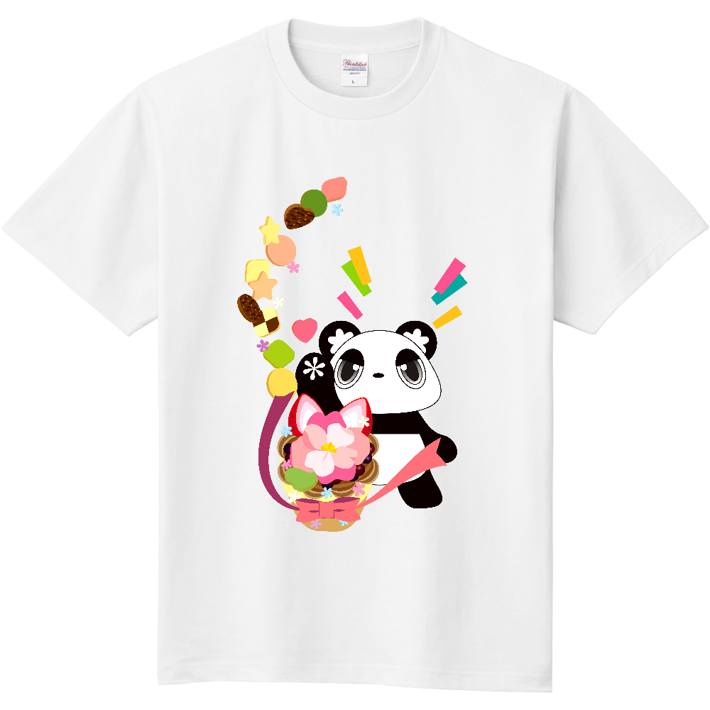 リボンつきお祝い用カップケーキとクッキー はぴばパンダの商品購入ページ オリジナルプリントグッズ販売のオリラボマーケット