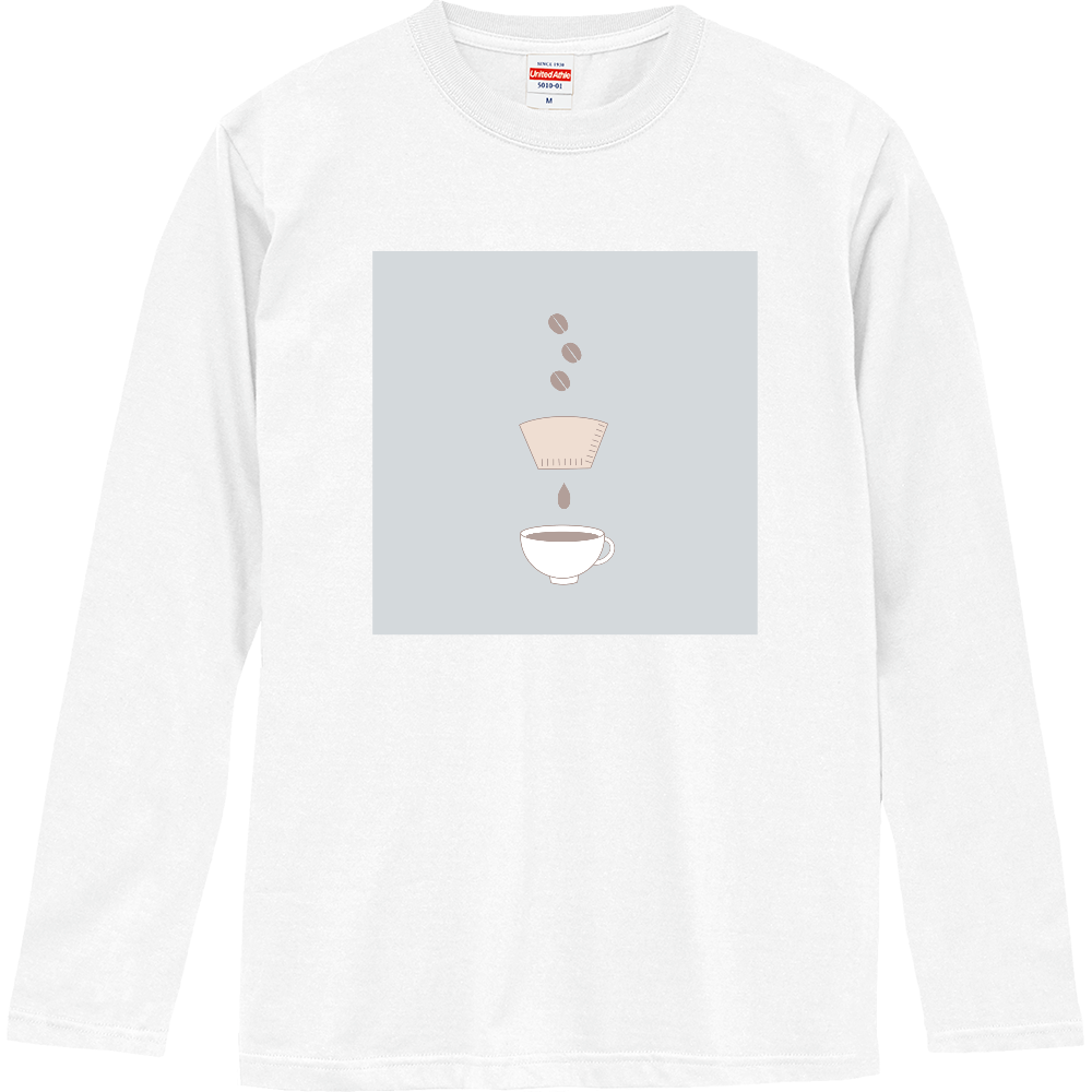 coffee process ロングスリーブTシャツ