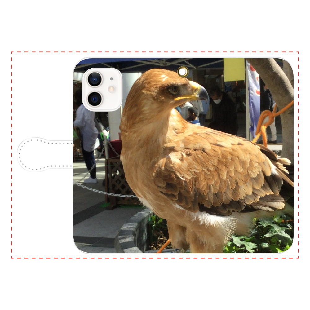 ボディーガード鷲のiPhone12/12pro 手帳型スマホケース