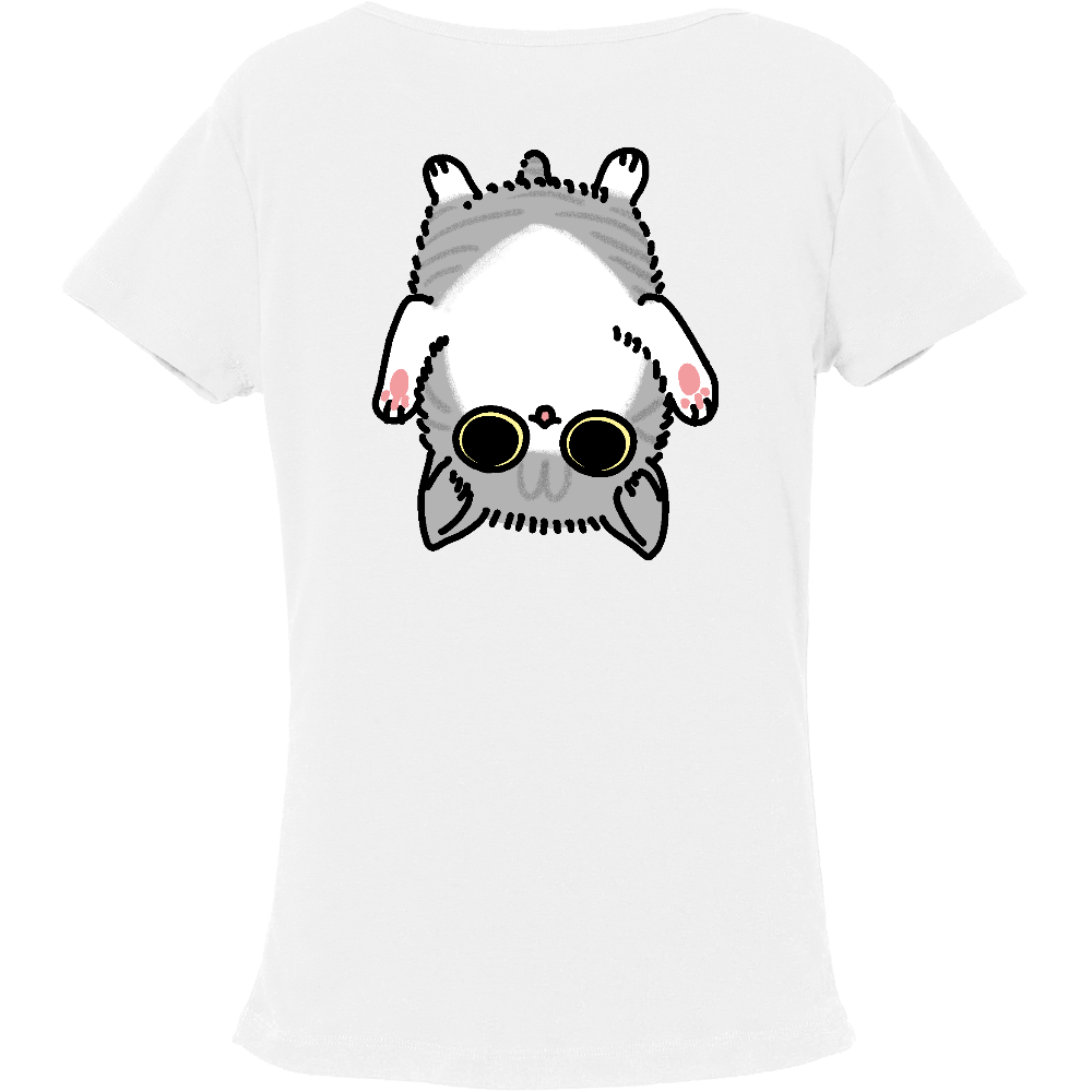 でんぐり子猫（大）フライスTシャツ2