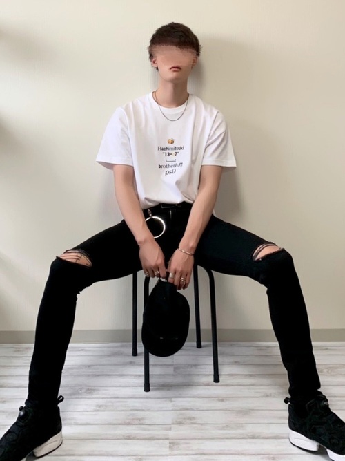 オリジナルTシャツコーデメンズ