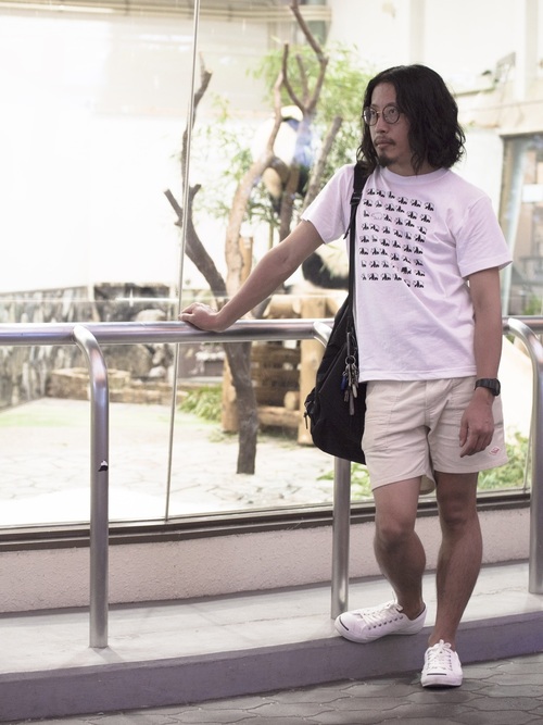 オリジナルTシャツコーデメンズ