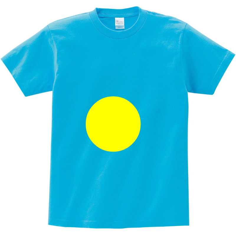 パラオの国旗のtシャツ オリジナルtシャツを簡単自作 無料販売up T 最安値