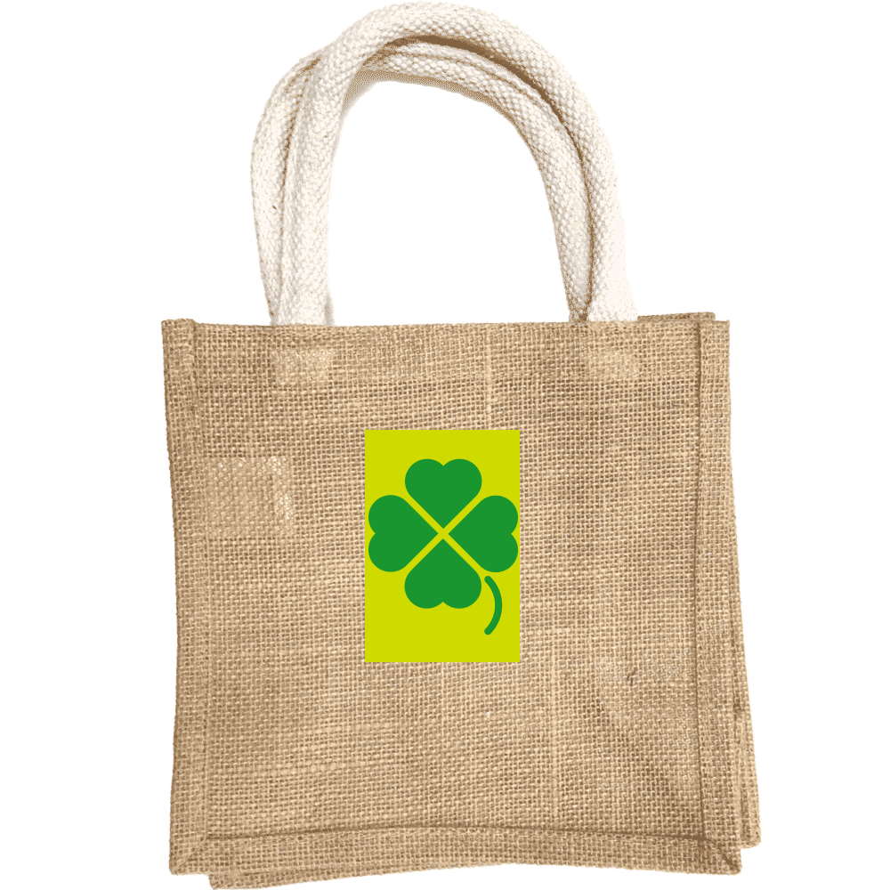 ジュートスクエアトート(S)