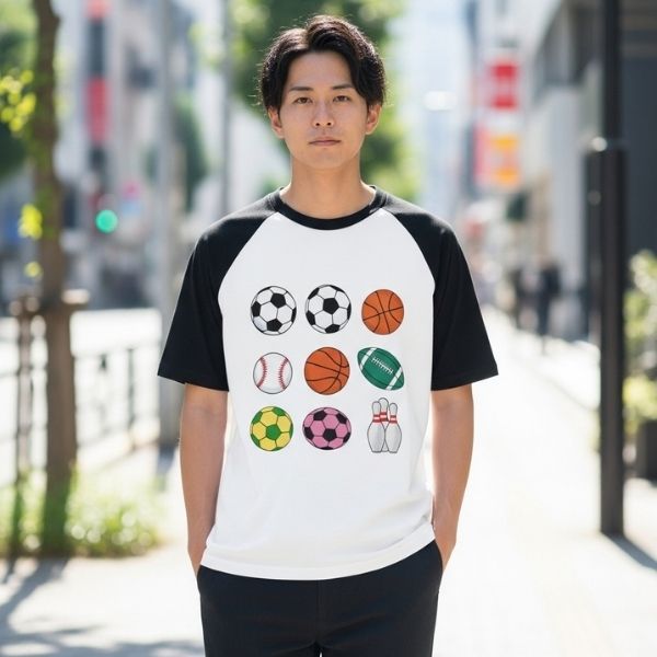 5.3oz プレミアムコットン ジャパンスペック ラグランTシャツ※４営業日