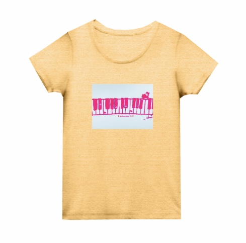 「ピンクネコ」レディースTシャツトライブレンド ウィメンズ Tシャツthumb3