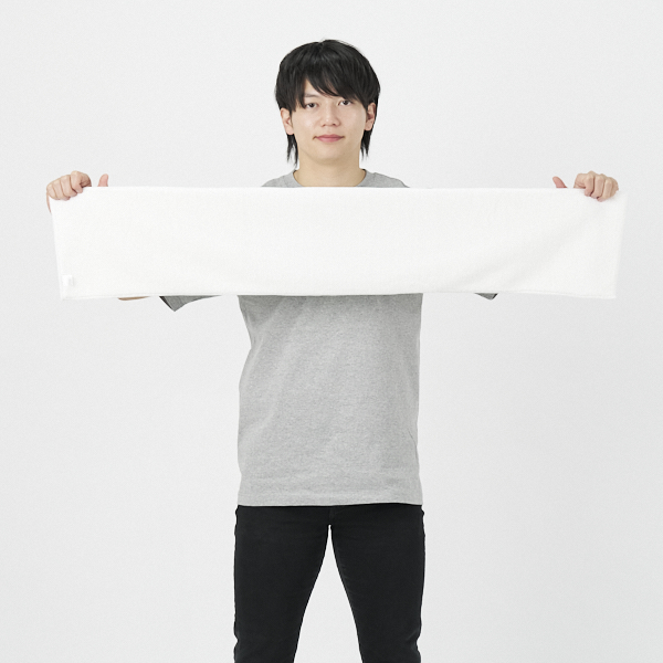 高発色 全面印刷 表マイクロファイバーマフラータオル