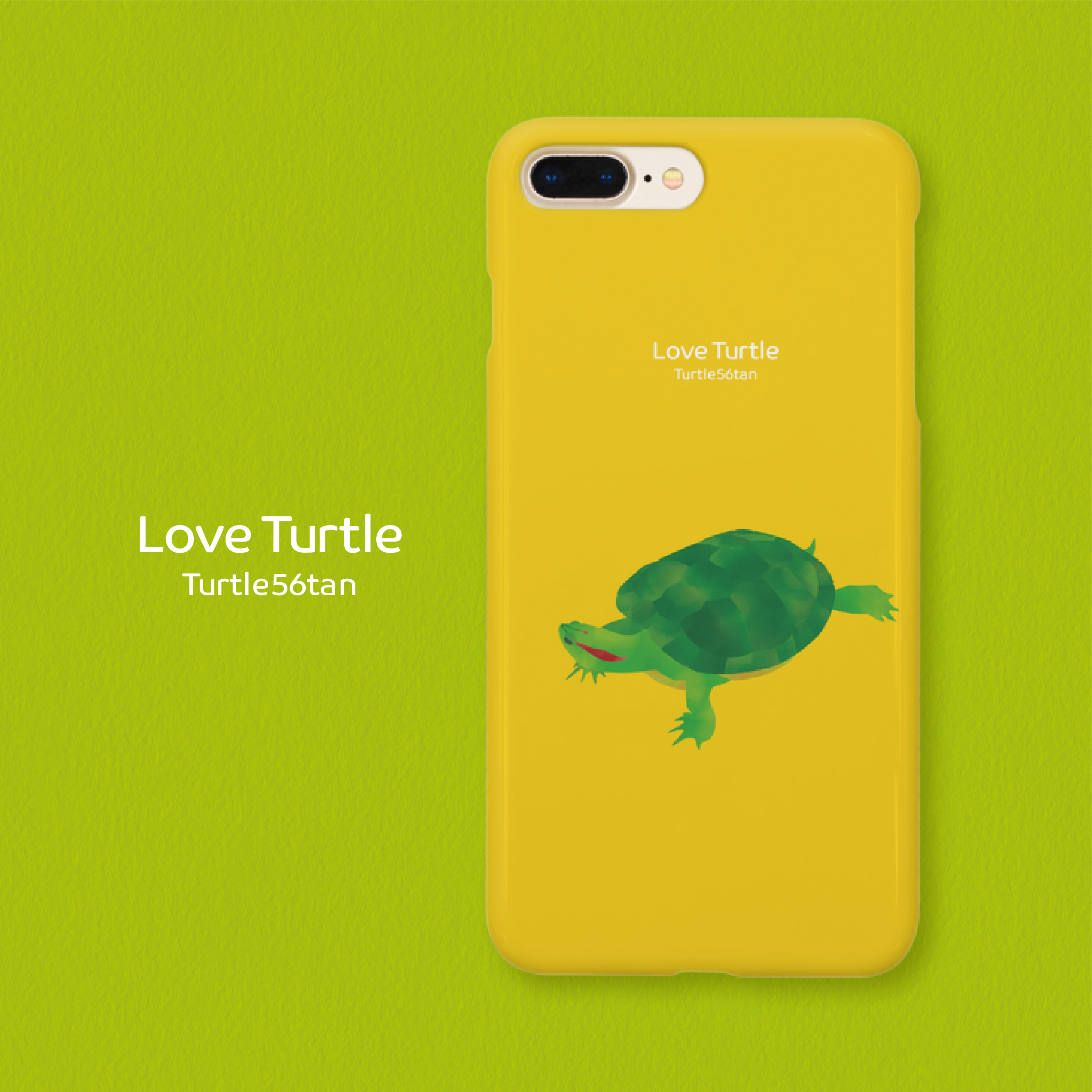 Love Turtle TypeA イエロー iPhoneX/Xs