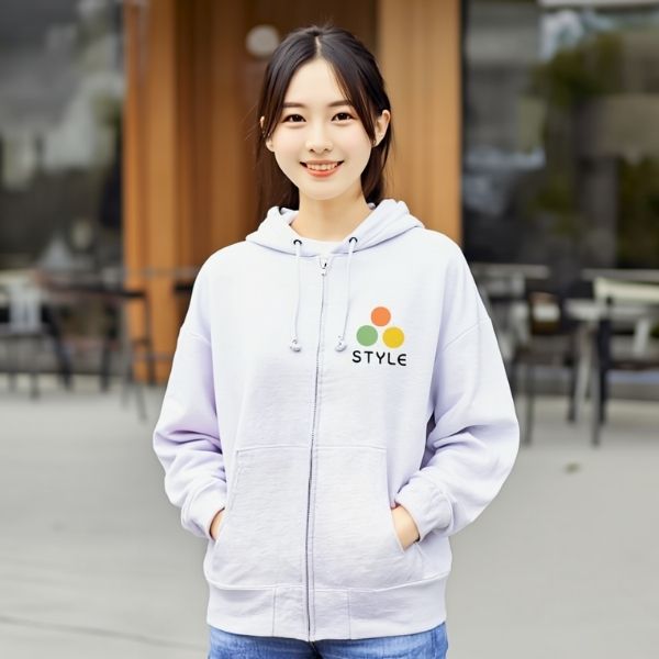 スウェットフルジップパーカー