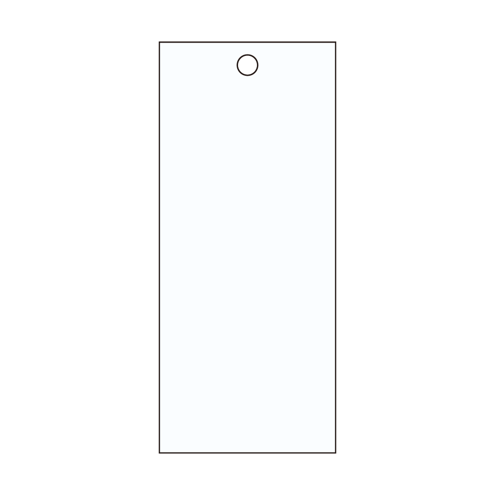 Acrylic key ring W30mm H70mm