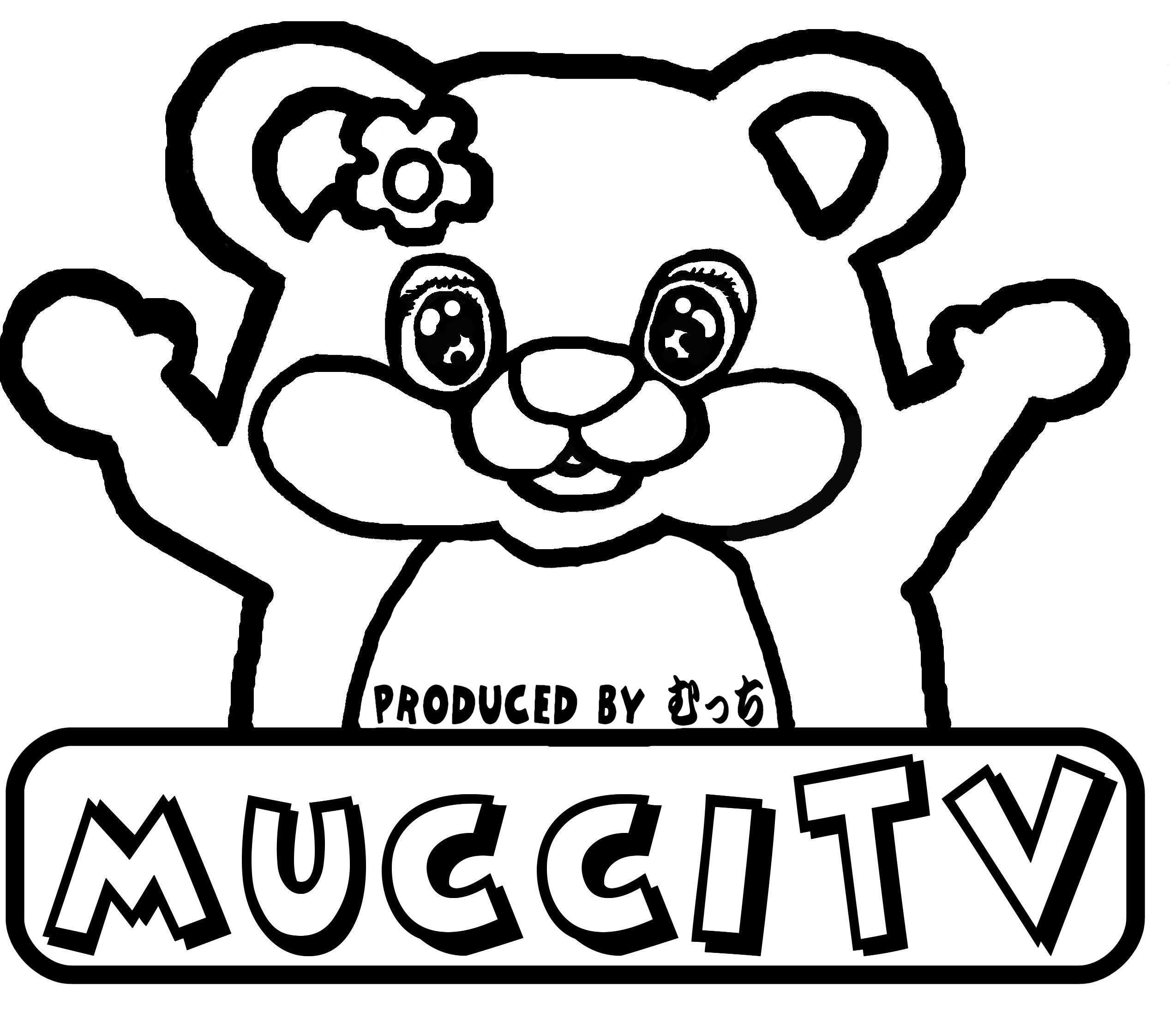 mucciTVデザインYouTubeチャンネルmucciTV内でmucciが着ているデザインと同じもの。 定番Ｔシャツ