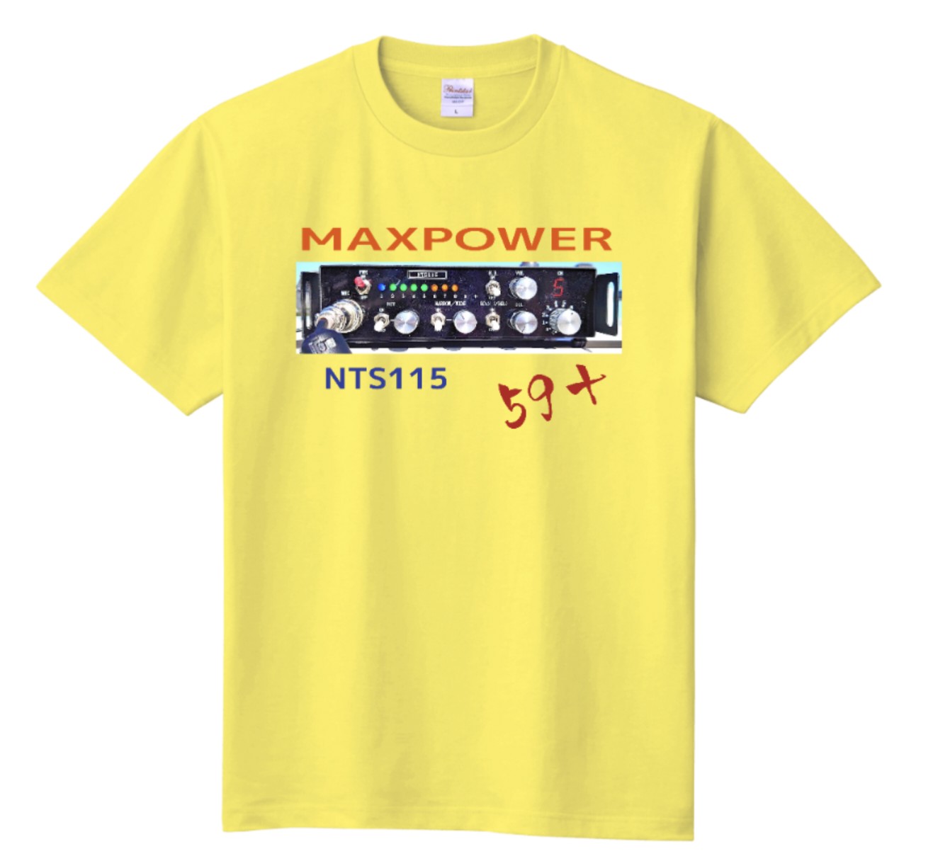 ライセンスフリーラジオ局 NTS115 MaxPower Tシャツ定番Ｔシャツthumb3