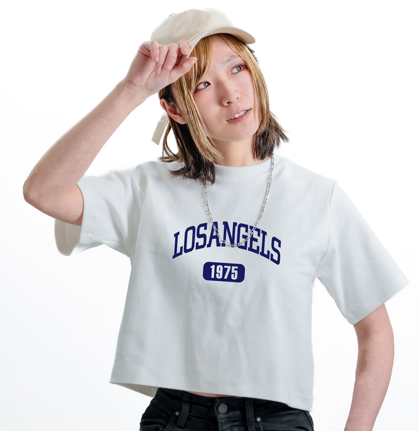 関税込 ドルチェ&ガッバーナ プリント Tシャツ クロップド丈 クロップドストレッチカットソーのオリジナルプリント詳細