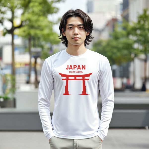 インターロック ドライ長袖Tシャツ