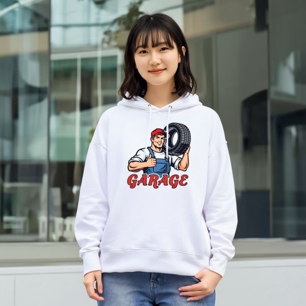 レギュラーウェイトスウェットP/Oポケットレスパーカー