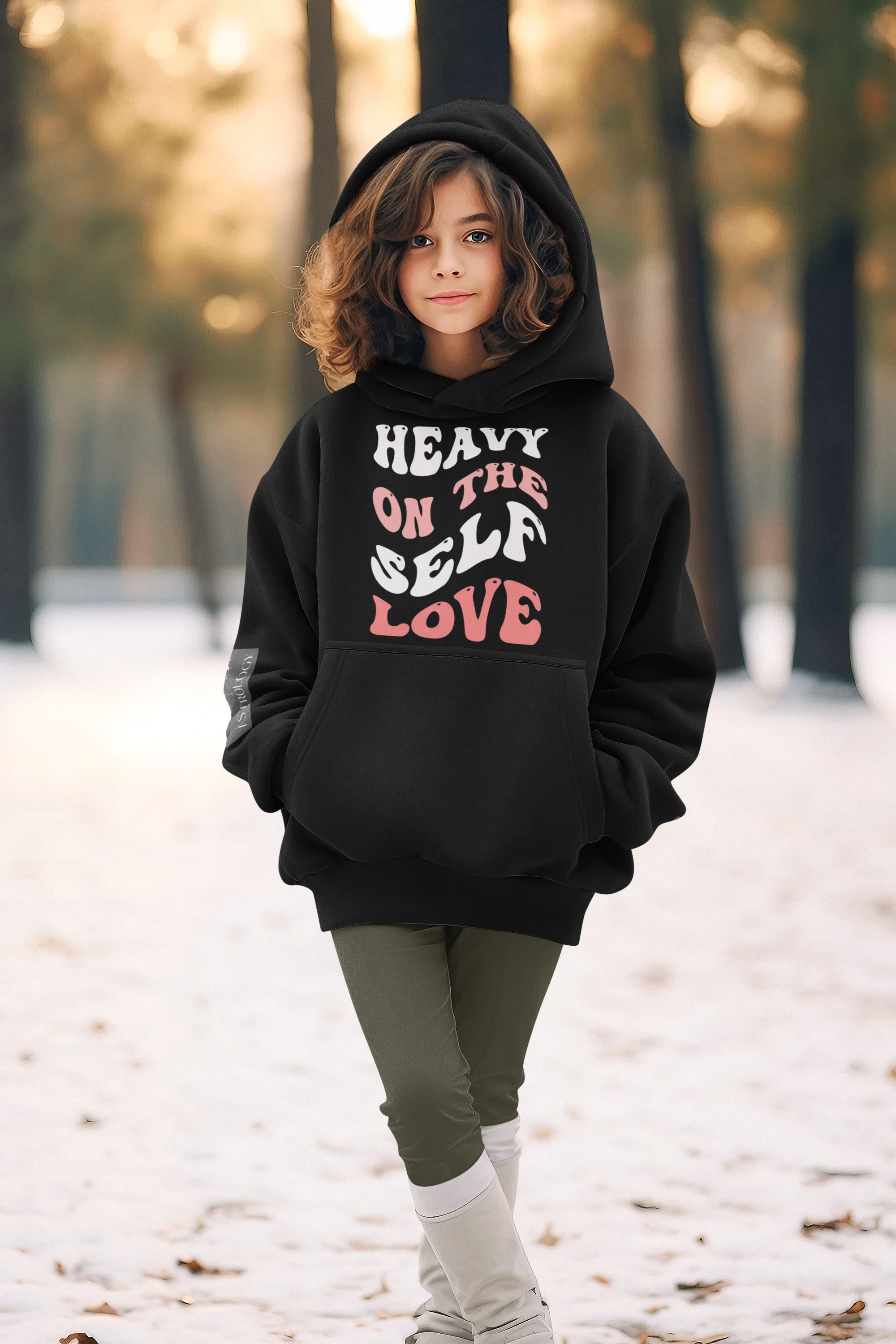 ハイクオリティーTシャツ  - Heavy On The Self Love --ハイクオリティーTシャツ