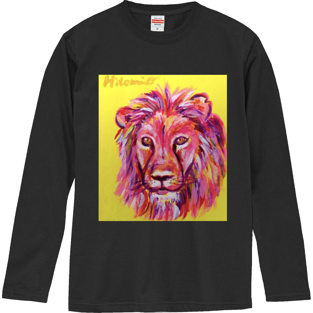 PINK LION ロングスリーブTシャツ