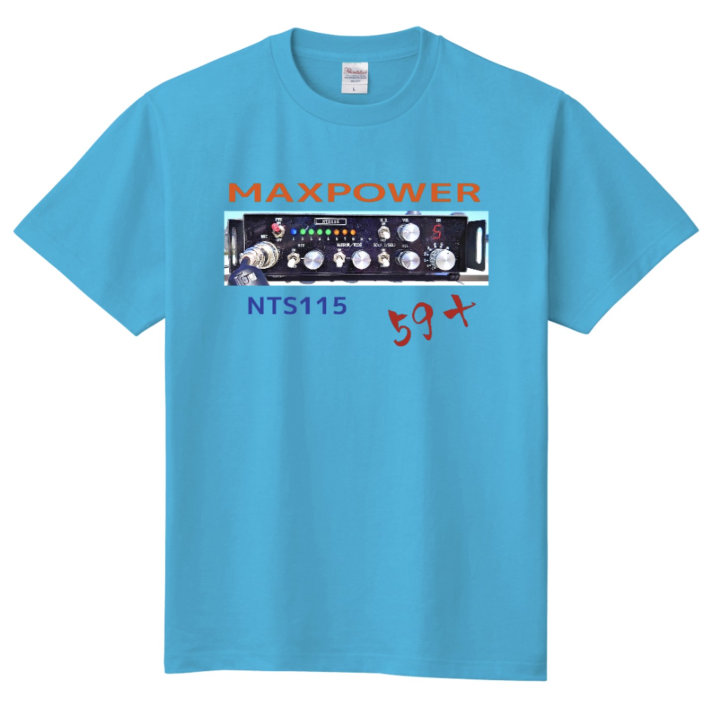 ライセンスフリーラジオ局 NTS115 MaxPower Tシャツ定番Ｔシャツthumb2