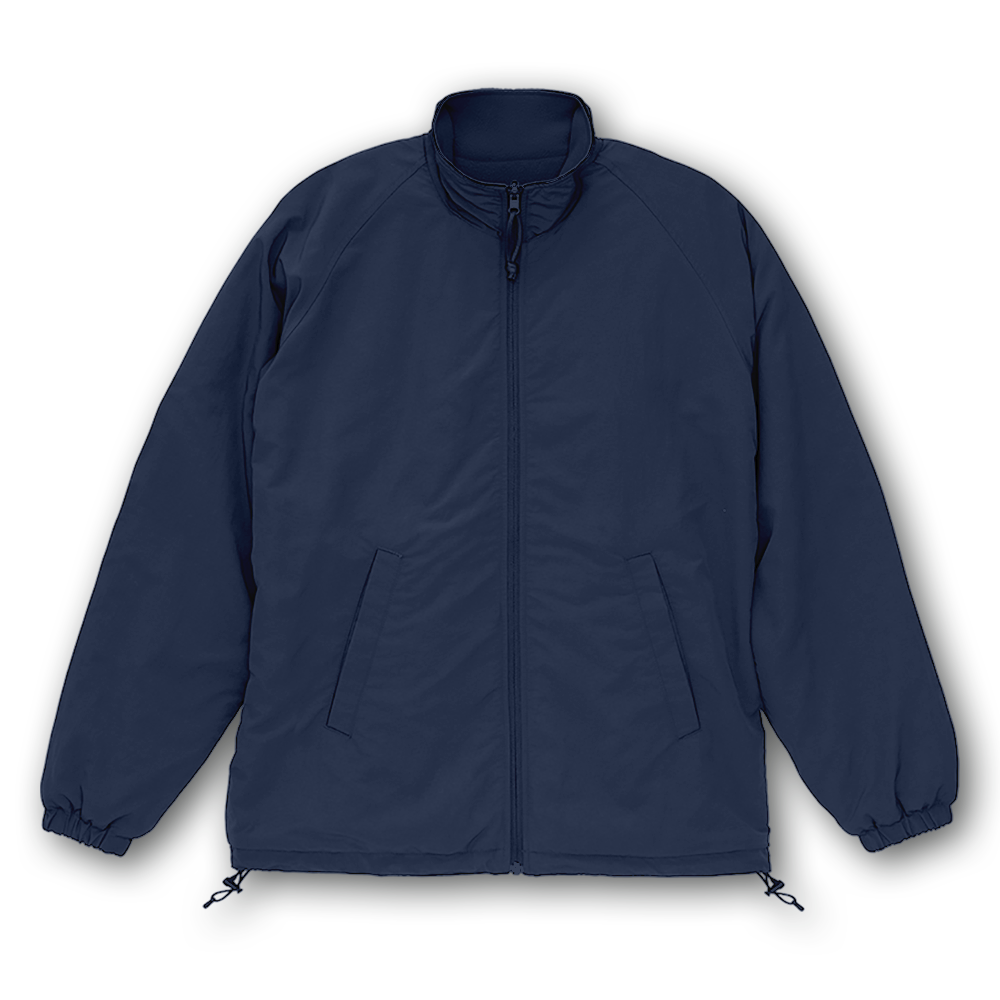 シェル フリース リバーシブル スタンド ジャケット