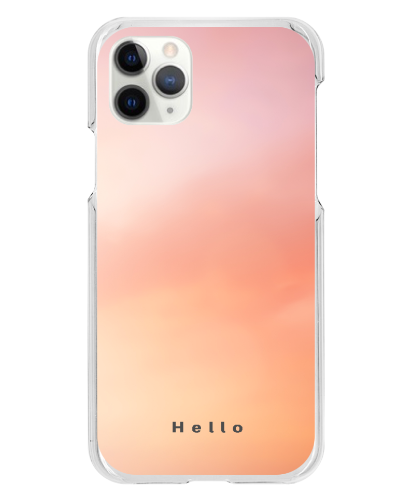 Helloロゴスマホケース iPhone11 Pro（透明）