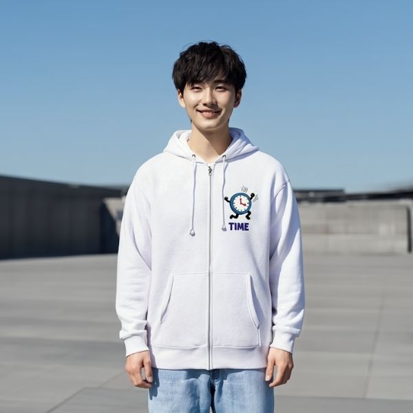 10.0オンス T/C スウェットフルジップパーカ(裏起毛)