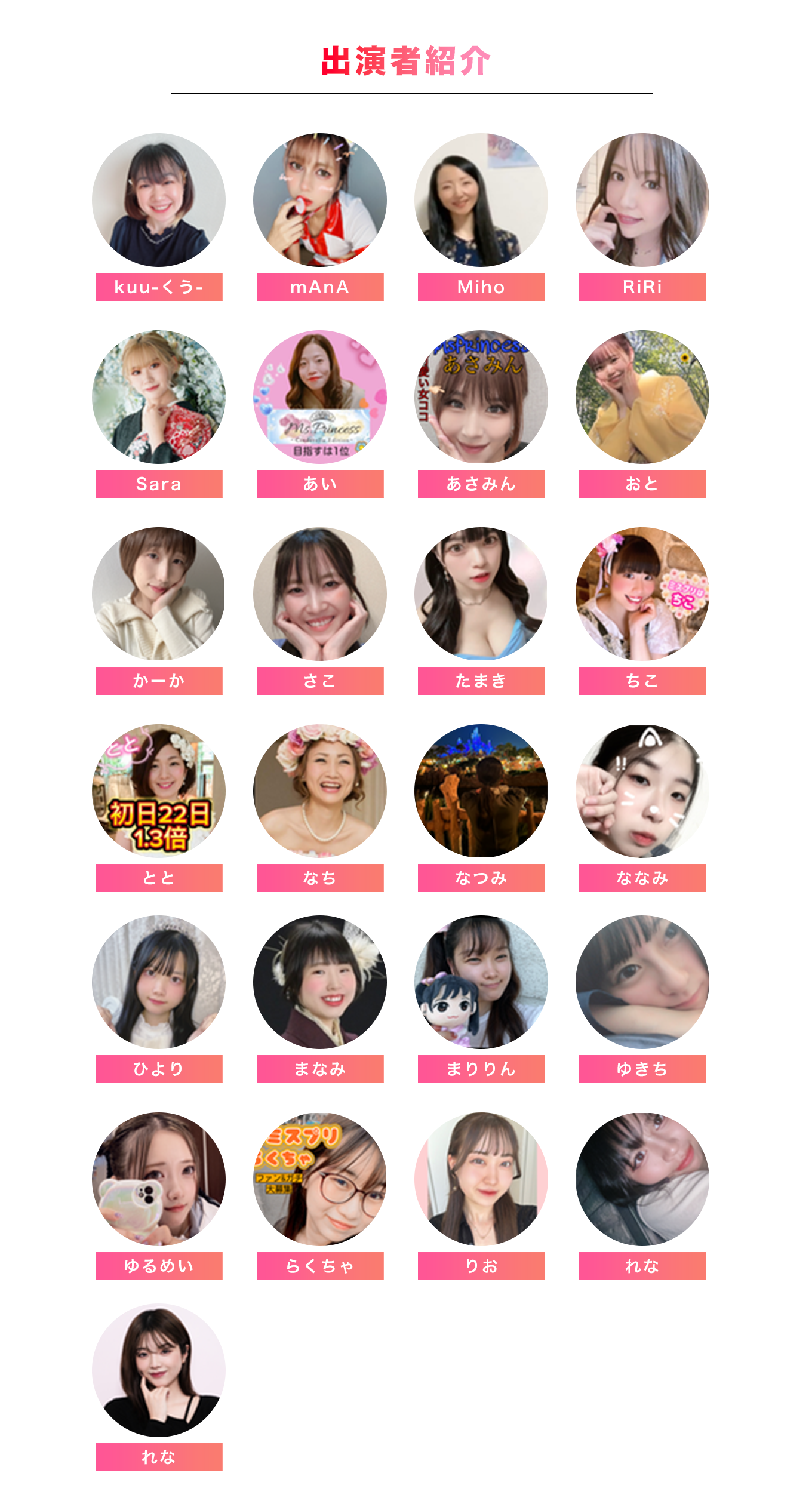 image-出演者紹介