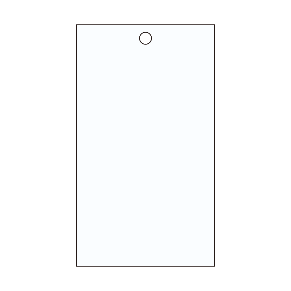 Acrylic key ring W40mm H70mm