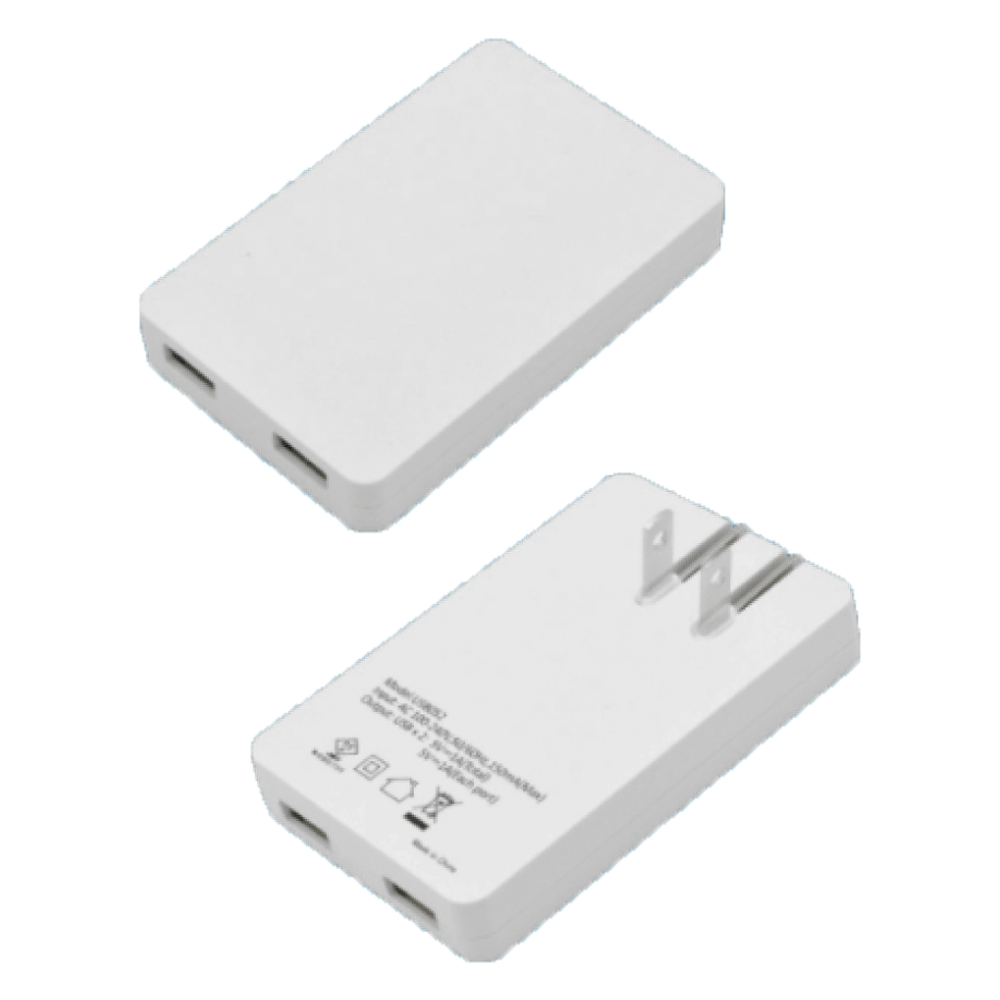 USB2ポートACアダプター (5V 1A)